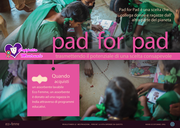 progetto pad for pad Eco Femme
